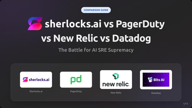 PagerDuty vs New Relic vs Datadog vs Sherlocks.ai: AI SRE Platform Comparison